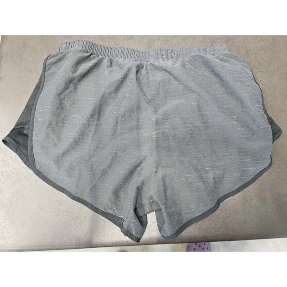 Nike Shorts Womens Small Gray Pull On Running Lined Built in Brief Dri-Fit - Picture 2 of 4